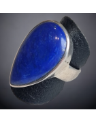 Bague Lapis-lazuli Argent 925 Taille 57