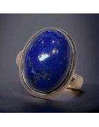 Bague Lapis-lazuli Argent 925 Taille 55+