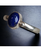 Bague Lapis-lazuli Argent 925 Taille 54