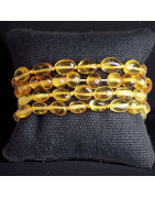 Bracelet Ambre Clair Bébé Baroque