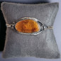 Bracelet Ambre cognac Argent 925