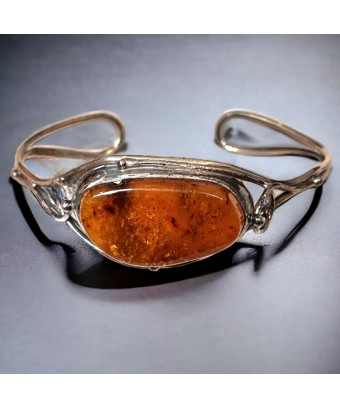 Bracelet Ambre cognac...