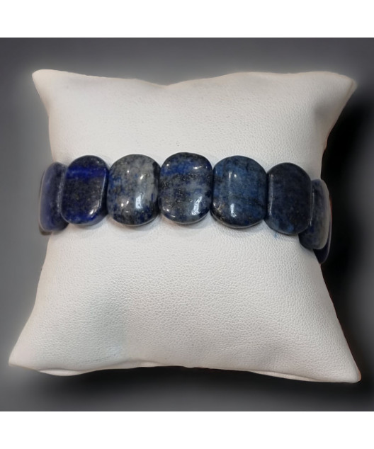 Bracelet Lapis-lazuli lamelles