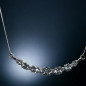 Collier Améthyste Topaze bleue Argent 925