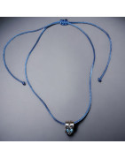 Pendentif Topaze Argent 925 sur cordon réglable