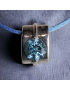 Pendentif Topaze Argent 925 sur cordon réglable