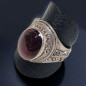 Bague Grenat Argent 925 Taille 64