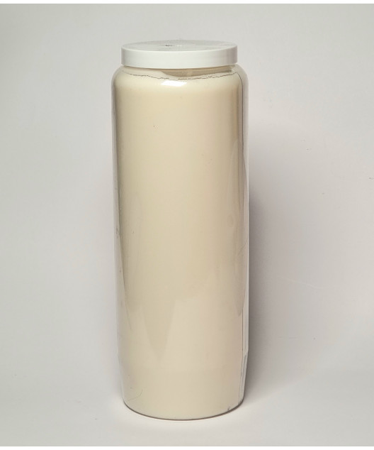 Bougie neuvaine blanche