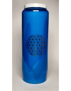 Bougie neuvaine bleue