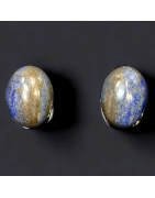Boucles Lapis-lazuli à clips
