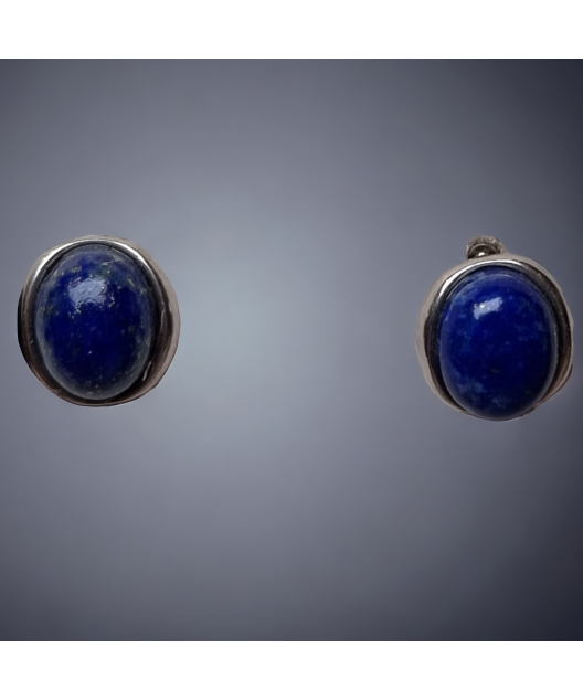 Boucles Lapis-lazuli Argent 925