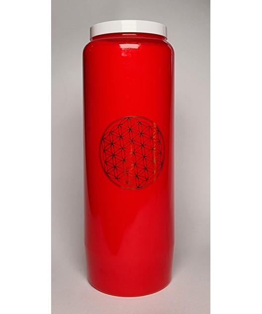 Bougie neuvaine rouge