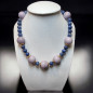 Collier Jade lilas & Dumortiérite
