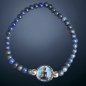 Bracelet Lapis-lazuli Bouddha Pierres rondes 6mm Bracelet Lapis-lazuli Bouddha Pierres rondes 6mm