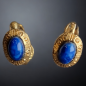 Boucles Lapis-lazuli doré à clips