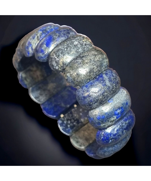 Bracelet Lapis-lazuli lamelles