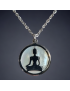 Pendentif Nacre Bouddha avec chaîne