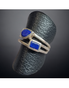 Bague Lapis-lazuli Argent 925 Taille 55