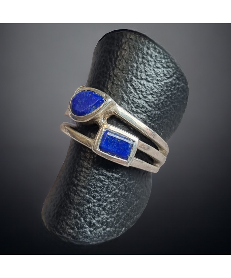 Bague Lapis-lazuli Argent 925 Taille 55