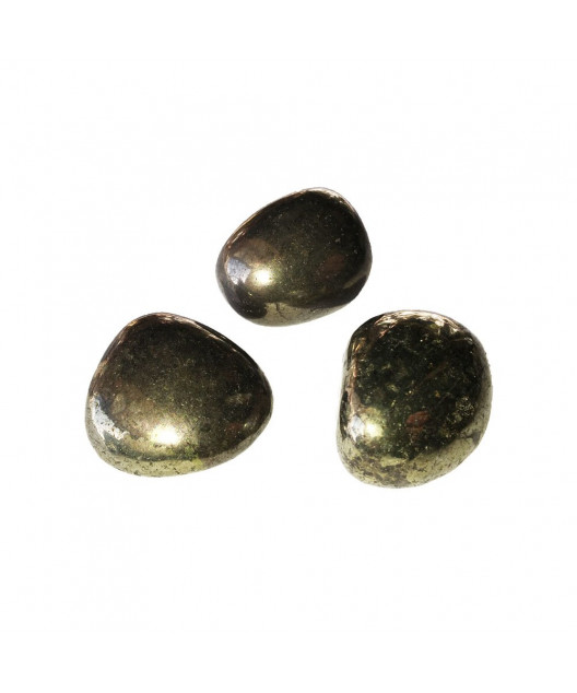Pierre roulée Pyrite de fer