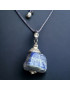 Pendentif Lapis-lazuli sur cordon réglable