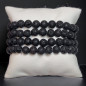 Bracelet Pierre de lave Pierres rondes (s)