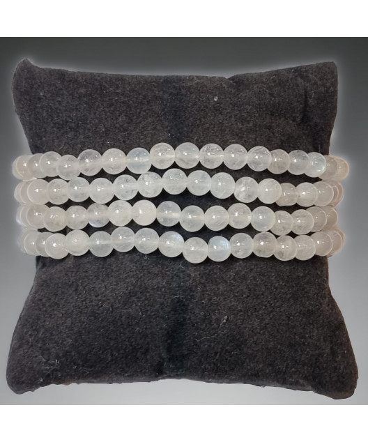 Bracelet Pierre de lune blanche A+ (s)