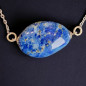 Pendentif Lapis-lazuli sur chaîne dorée