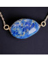 Pendentif Lapis-lazuli sur chaîne dorée