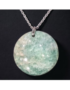 Pendentif Amazonite Pierre ronde