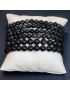 Bracelet Obsidienne Œil céleste Pierre rondes (s)