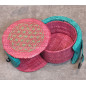 Boîte de rangement & rechargement Fleur de vie ronde pm pour pierres et bracelets
