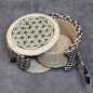 Boîte de rangement & rechargement Fleur de vie ronde pm pour pierres et bracelets