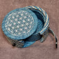 Boîte de rangement & rechargement Fleur de vie ronde pm pour pierres et bracelets