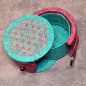 Boîte de rangement & rechargement Fleur de vie ronde pm pour pierres et bracelets