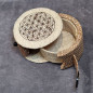 Boîte de rangement & rechargement Fleur de vie ronde pm pour pierres et bracelets