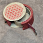Boîte de rangement & rechargement Fleur de vie ronde pm pour pierres et bracelets