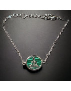 Bracelet Malachite Bouddha
