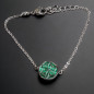 Bracelet Malachite Fleur de vie