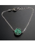 Bracelet Malachite Fleur de vie