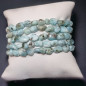 Bracelet Larimar Baroque 19cm