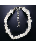 Bracelet Pierre de lune baroque avec fermoir