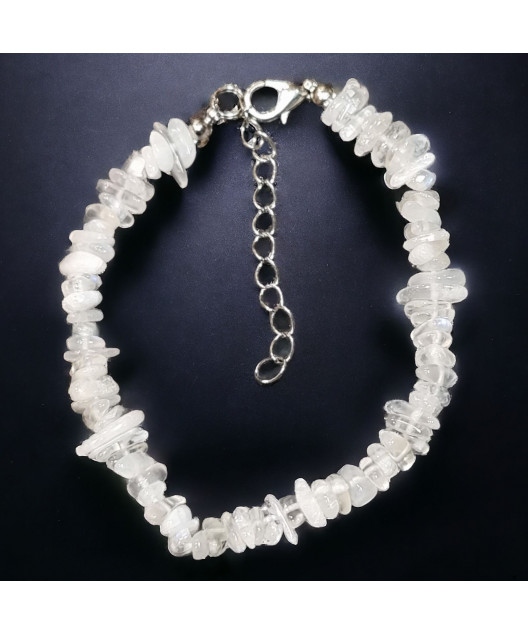 Bracelet Pierre de Lune Baroque avec Fermoir