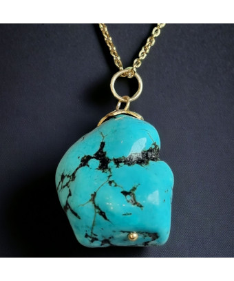 Pendentif Turquoise avec...