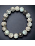 Bracelet Labradorite & Hématite Pierres rondes 10mm