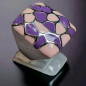 Bague Email Acier chromé Taille 56