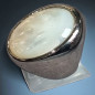 Bague Nacre Cœur Acier inox Taille 56