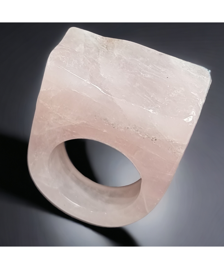 Bague Quartz rose pierre Taille 56