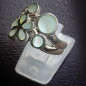 Bague Nacre fleur Argent 925 Taille 58