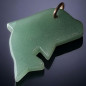 Pendentif Dauphin Aventurine verte